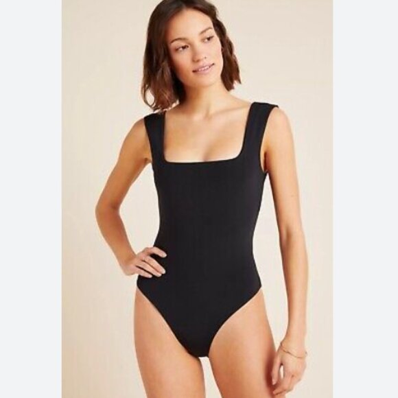NWT Mara Hoffman Persephone One piece Swimsuit Black XS - Picture 1 of 12